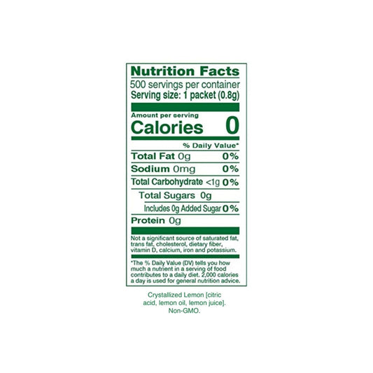 TRUE_LEMON_Water_Enhancer,_Bulk_Pack_0.03_Oz_-_500_Count_(Pack_of_1),_0_Calorie_Drink_Mix_Packets_For_Water,_Sugar_Free,_Lemon_Flavor