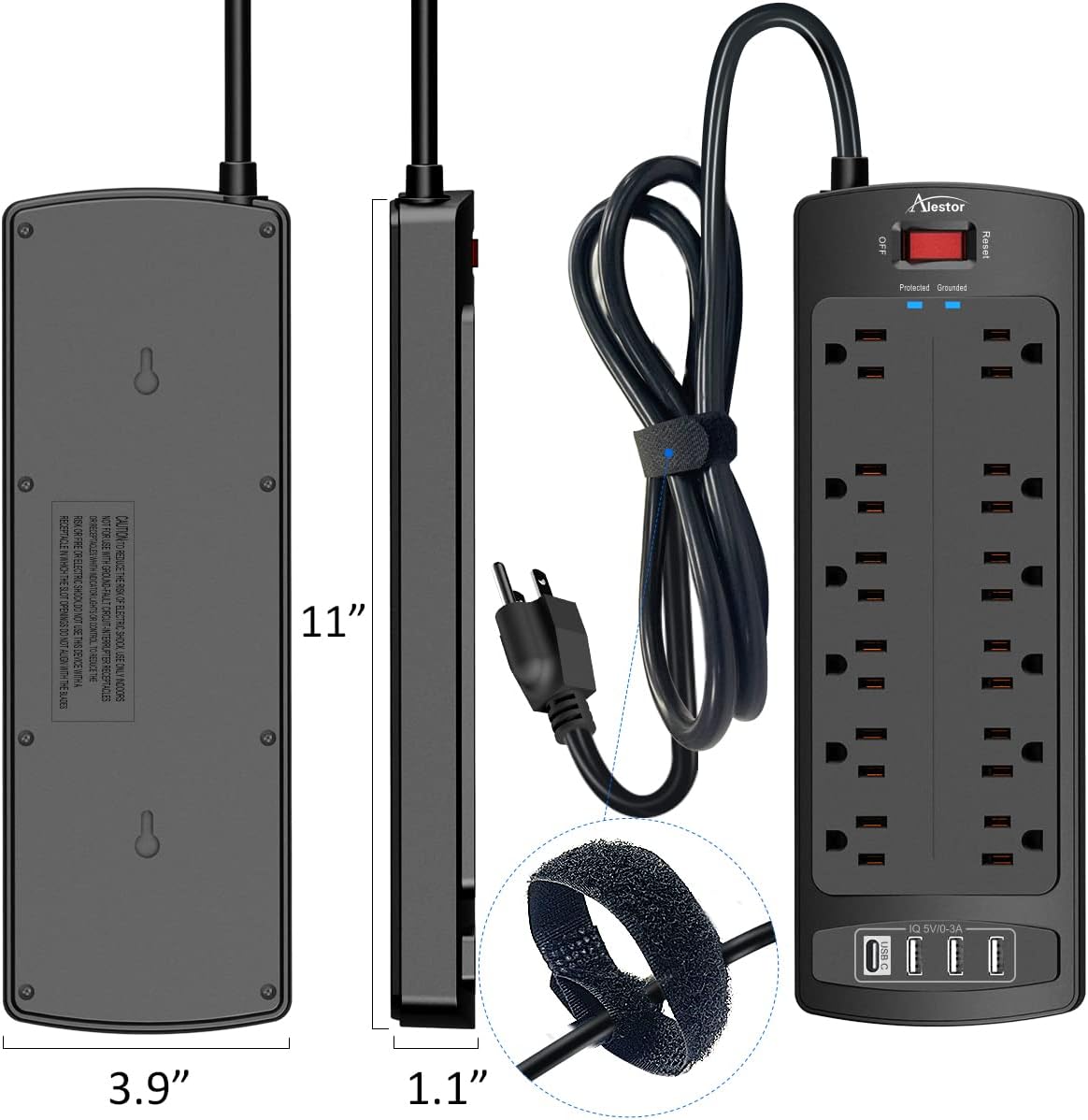 ALESTOR_6_Ft_Surge_Protector_Power_Strip_with_12_Outlets_and_4_USB_Ports