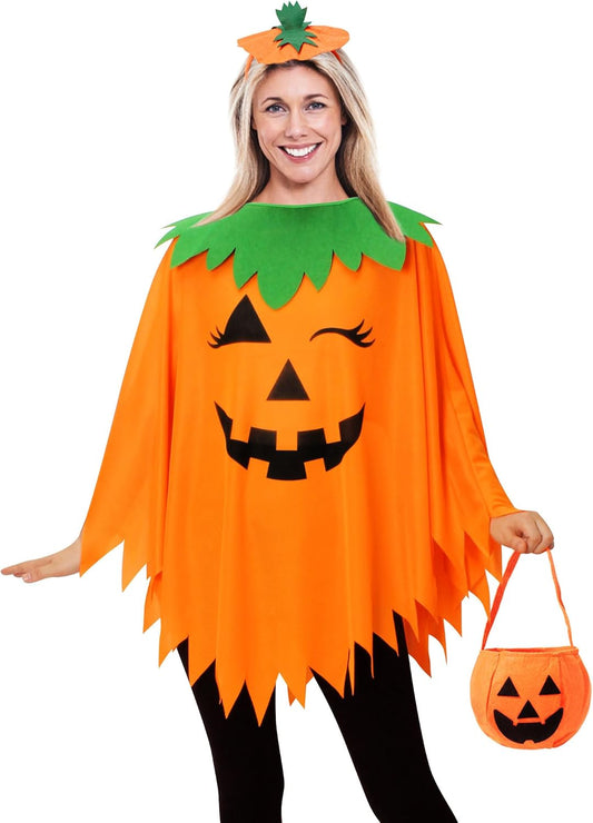 WISHTEN_3_PCS_Pumpkin_Costume_for_Women,Halloween_Costumes_for_Women_Adult