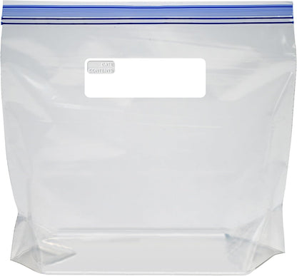 Amazon_Basics_Reclosable_Freezer_Gallon_Size_Bags_with_Double_Zipper_Seal,_Stand-Up_Bottom,_BPA_Free,_90_Count_(Previously_Solimo)