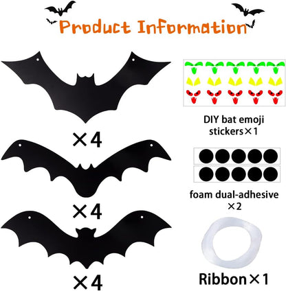 YUJUN_Halloween_Hanging_Bats_for_12PCS_3D_Halloween_Yard_Outdoor_Decoration