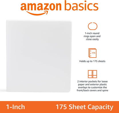 Amazon_Basics_3-Ring_Binder_with_Round_Rings_and_Interior_Pockets,_1-Inch,_White,_4-Pack