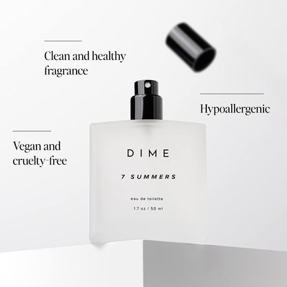 DIME_Beauty_7_Summers_Perfume_for_Women_-_Sweet_Floral_Eau_de_Toilette_with_Bergamot,_Vanilla_Orchid_and_Coconut,_Clean,_Vegan,_Cruelty-Free_Fragrance,_1.7_oz_/_50_ml