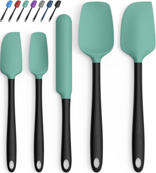 Coukre_Silicone_Spatula_Set_of_5,High_Temperature_Resistant,_Food_Grade_Silicone,_Dishwasher_Safe,_for_Baking,_Cooking_(Aqua_Green)