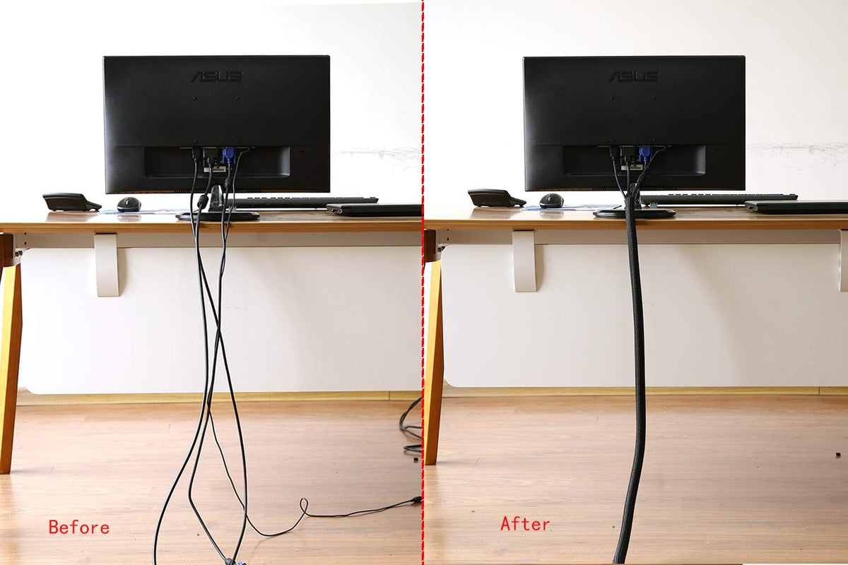 Alex_Tech_10ft_-_1/2_inch_Cord_Protector_Wire_Loom_Tubing_Cable_Sleeve_Split_Sleeving_For_USB_Cable_Power_Cord_Audio_Video_Cable_–_Protect_Cat_From_Chewing_-_Black
