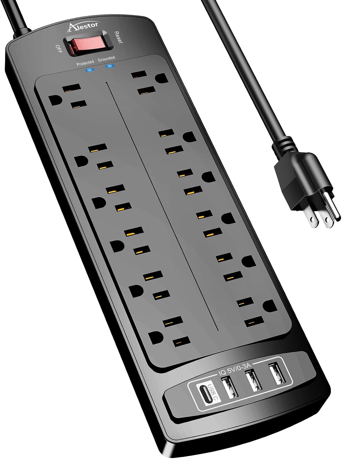 ALESTOR_6_Ft_Surge_Protector_Power_Strip_with_12_Outlets_and_4_USB_Ports