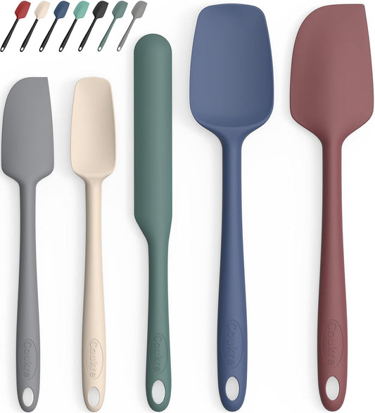 Coukre_Silicone_Spatula_Set_of_5,High_Temperature_Resistant,_Food_Grade_Silicone,_Dishwasher_Safe,_for_Baking,_Cooking_(Pure_Colorful_A)
