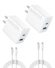 white - 2pack & 2cable