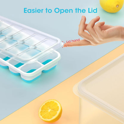 DOQAUS_Ice_Cube_Tray_with_Lid_and_Bin,4_Pack_Ice_Cube_Trays_for_Freezer