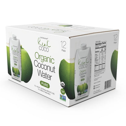 Real_Coco_Organic_Pure_Coconut_Water_500mL,_100%_USDA_Organic_Coconut_Water,_Packed_with_Electrolytes,_Dairy/Soy_Free,_Vegan,_Plant_Based_(12-pack,_500mL)