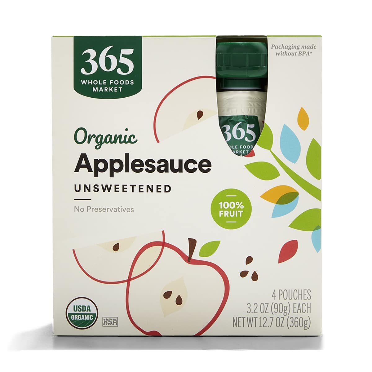 365_by_Whole_Foods_Market,_Organic_Unsweetened_Applesauce_Pouches,_3.2_Ounce_(Pack_of_4)