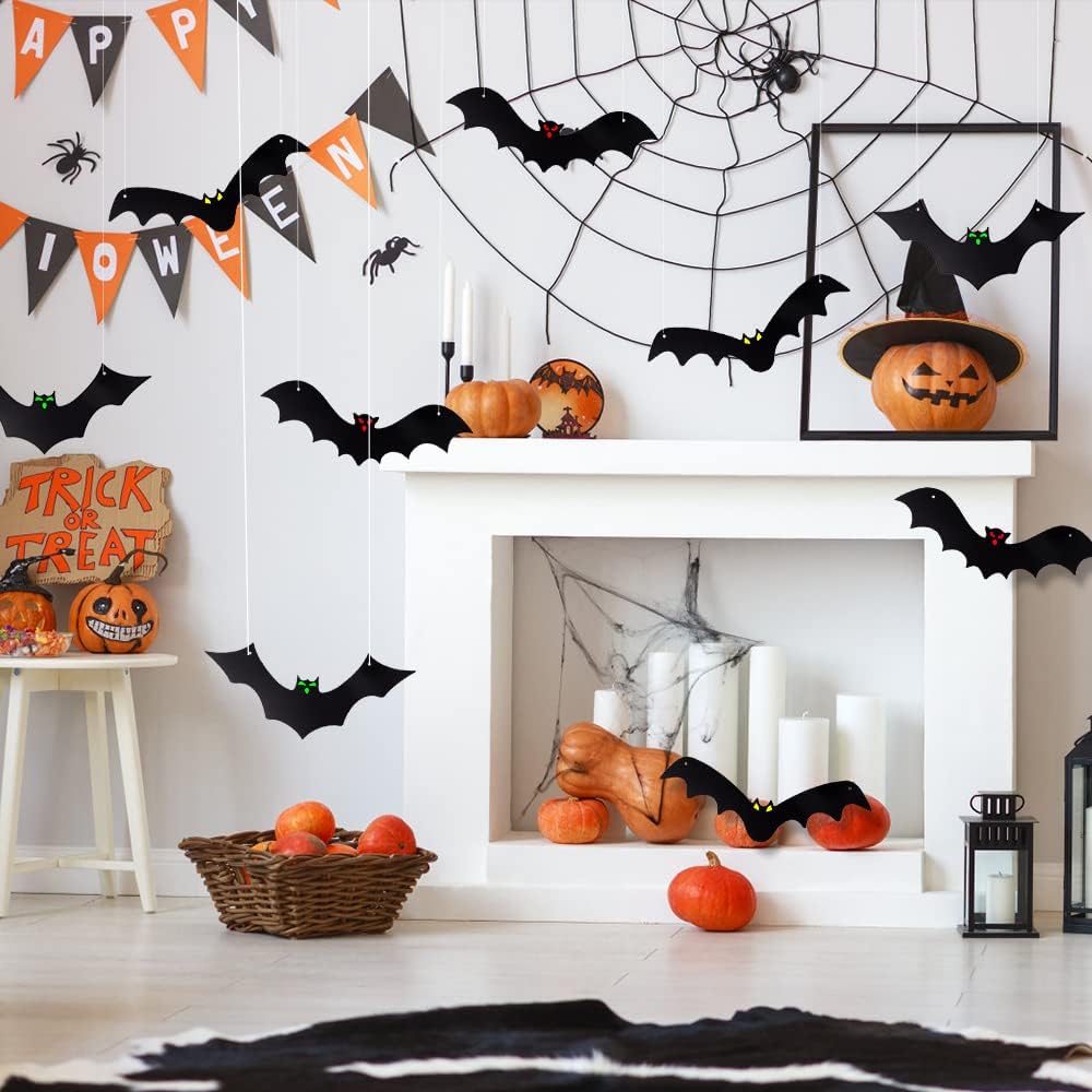 YUJUN_Halloween_Hanging_Bats_for_12PCS_3D_Halloween_Yard_Outdoor_Decoration