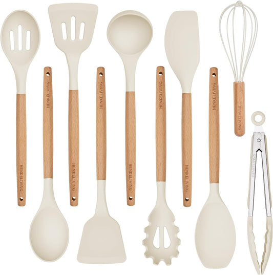 Silicone_10_Pcs_Kitchen_Cooking_Utensils_Set,_Recycled_Materials_Certification,_BPA_Free_Spatula_Set_with_Heat_Resistant_Wood_Handles_for_Nonstick_Cookware,_Cream_White