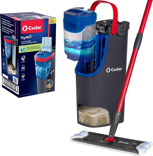 O-Cedar_H2prO_Flat_Mop_System_|_Quick_Everyday_Cleaning_|_Dual-Tank_Fresh_Water_System_|_Machine_Washable_Reusable_Microfiber_Mop_Pad_|_Safe_on_Hardwood,_Tile_&_Vinyl_Floors