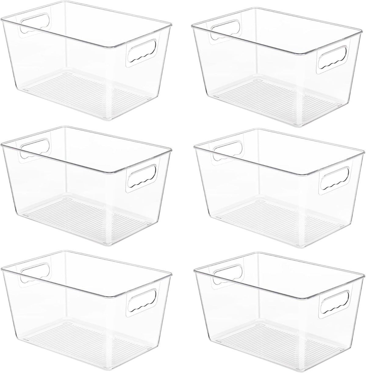 YIHONG_6_Pack_Clear_Storage_Bins,_Pantry_Organizer_Bins_with_Handle,_Large