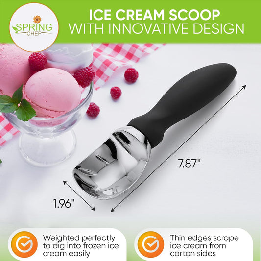Spring_Chef_Heavy_Duty_Metal_Ice_Cream_Scoop_with_Soft_Grip_Handle,_Black
