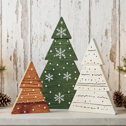 KLYRO_Christmas_Decor,_3Pcs_Wooden_Tabletop_Christmas_Tree_Decorations_Sign