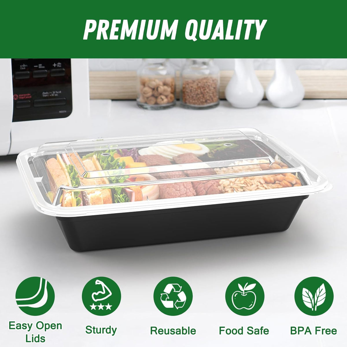 50_Pack_(100-Piece)_32_oz_Meal_Prep_Containers_with_Easy_Open_Lids,_Black