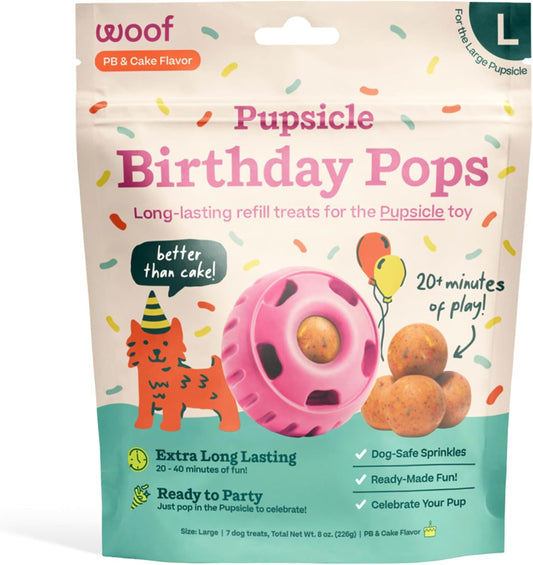 WOOF_Pupsicle_Birthday_Refill_Pops_Dog_Treats,_Large
