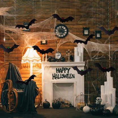 YUJUN_Halloween_Hanging_Bats_for_12PCS_3D_Halloween_Yard_Outdoor_Decoration