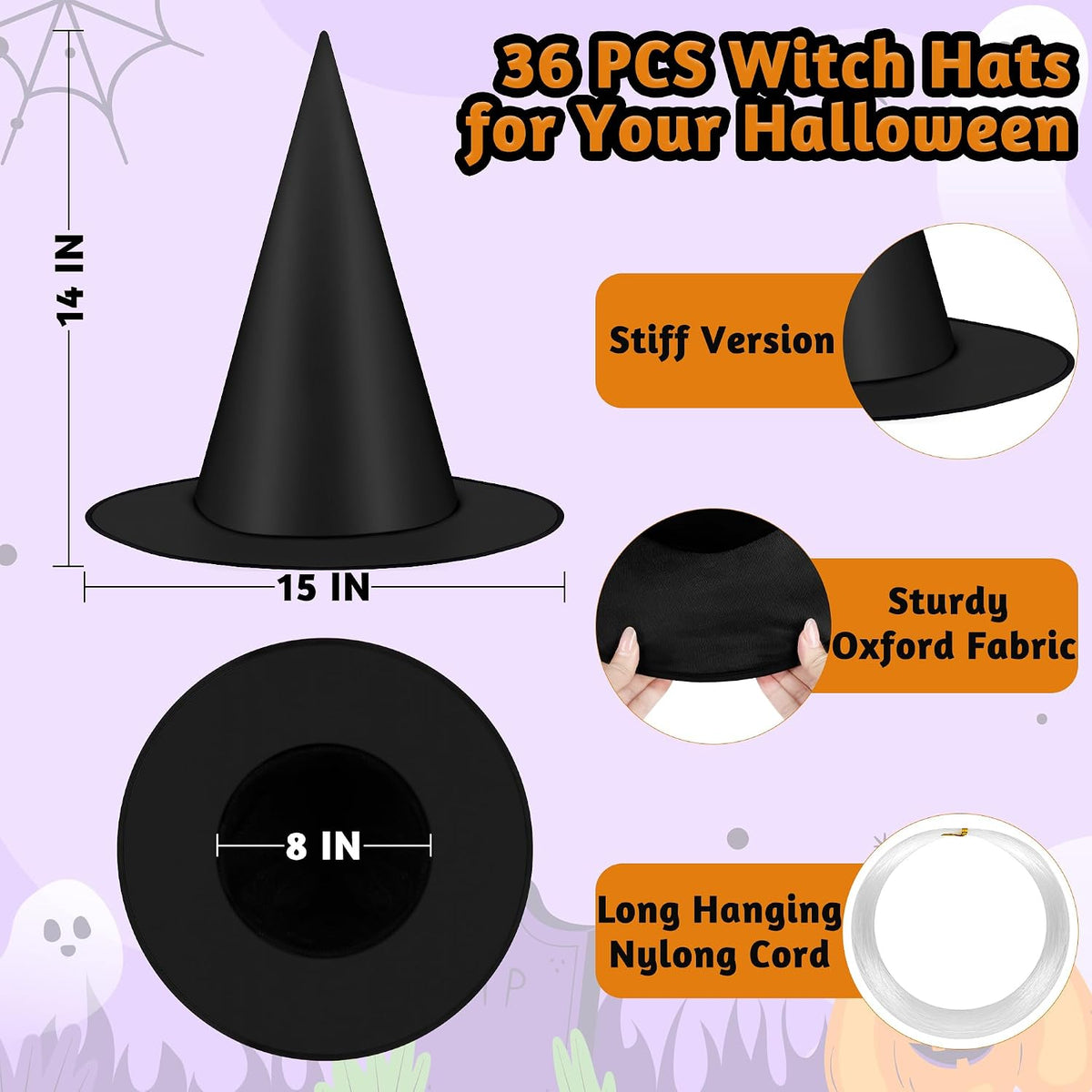 Luces_12_PCS_Witch_Hats,_Thickened_Hanging_Witches_Hats_Halloween_Decor