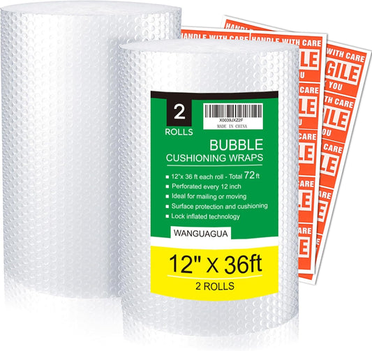 wanguagua_Bubble_Packing_Moving_Wrap,_12_Inch_x_72_ft_Total,_2_Pack