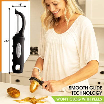 Spring_Chef_Original_Swivel_Vegetable_Peeler_with_Soft_Grip_Handle,_Black