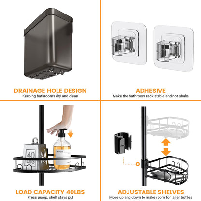 Adjustable_Tension_Pole_Shower_Caddy:_Rustproof_Corner_Bathroom_Organizer