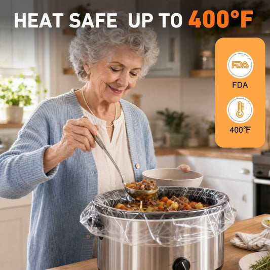 VCLPOWER_Thickened_FDA-Compliant_Slow_Cooker_Liners,_20_Count,_13x21_In