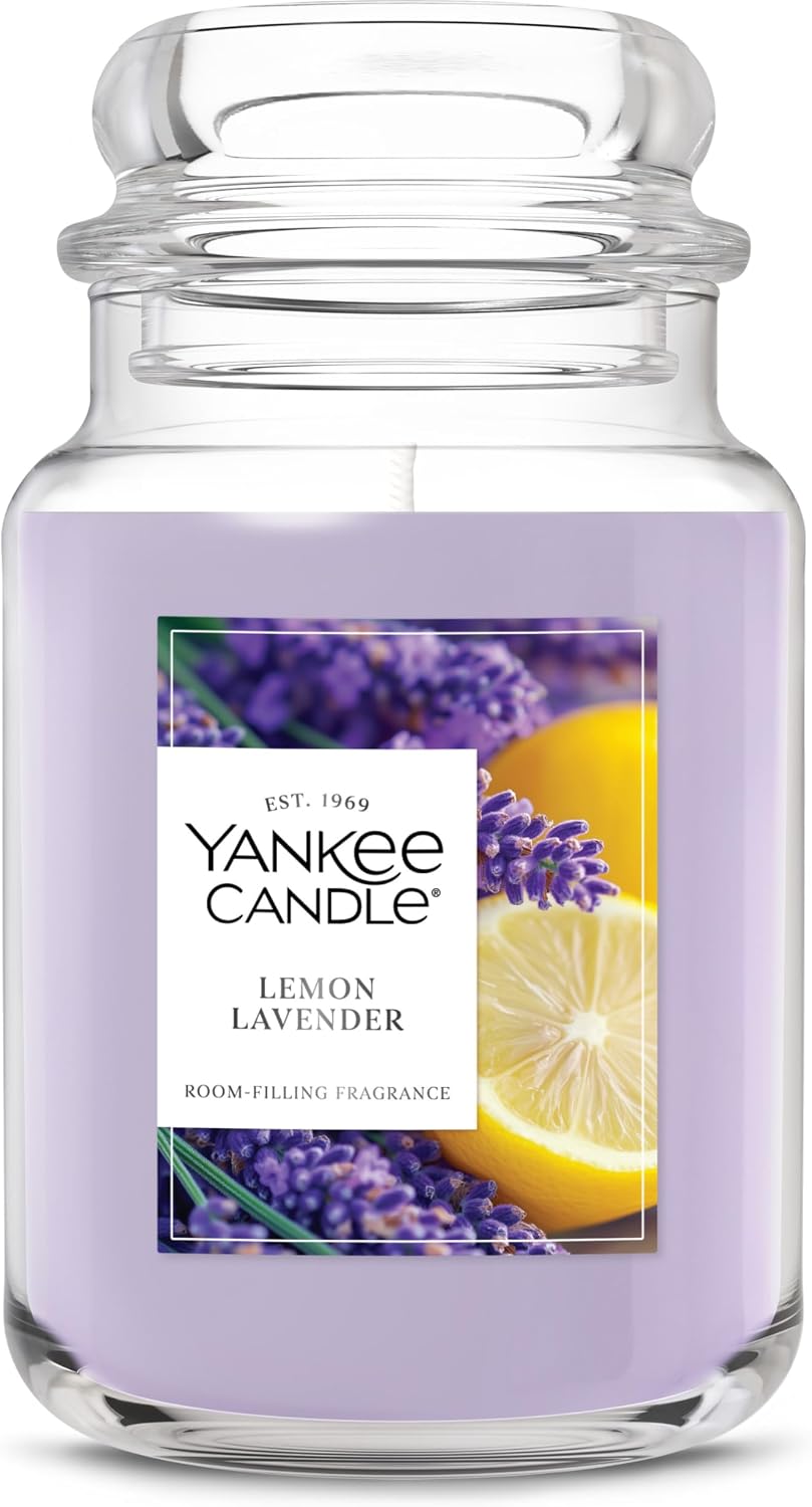 Yankee_Candle_Lemon_Lavender_Scented_Candle,_22oz_Large_Jar_with_up_to_150_Hour_Burn_Time,_Giftable,_Birthdays
