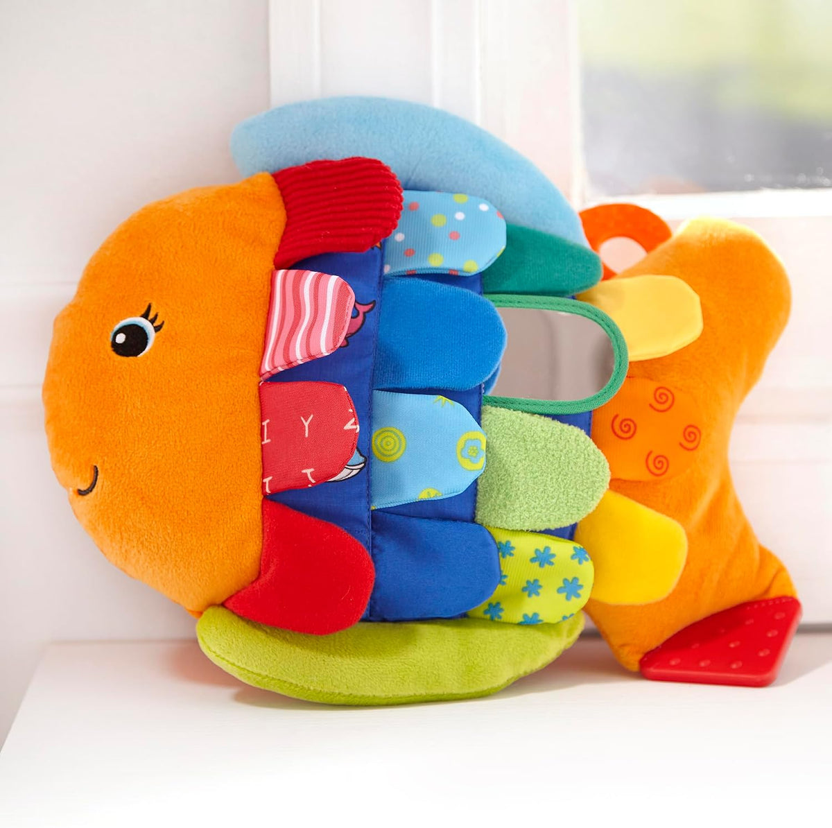 Melissa_&_Doug_K’s_Kids,_Flip_Fish_Stuffed_Animal,_Soft_Baby_Book,_Multi-Textured_Squeaking_&_Crinkling_Infant_Sensory_Toys_for_Babies_with_Baby_Mirror,_Tummy_Time_Toys_for_Infants_Ages_0–9_Months