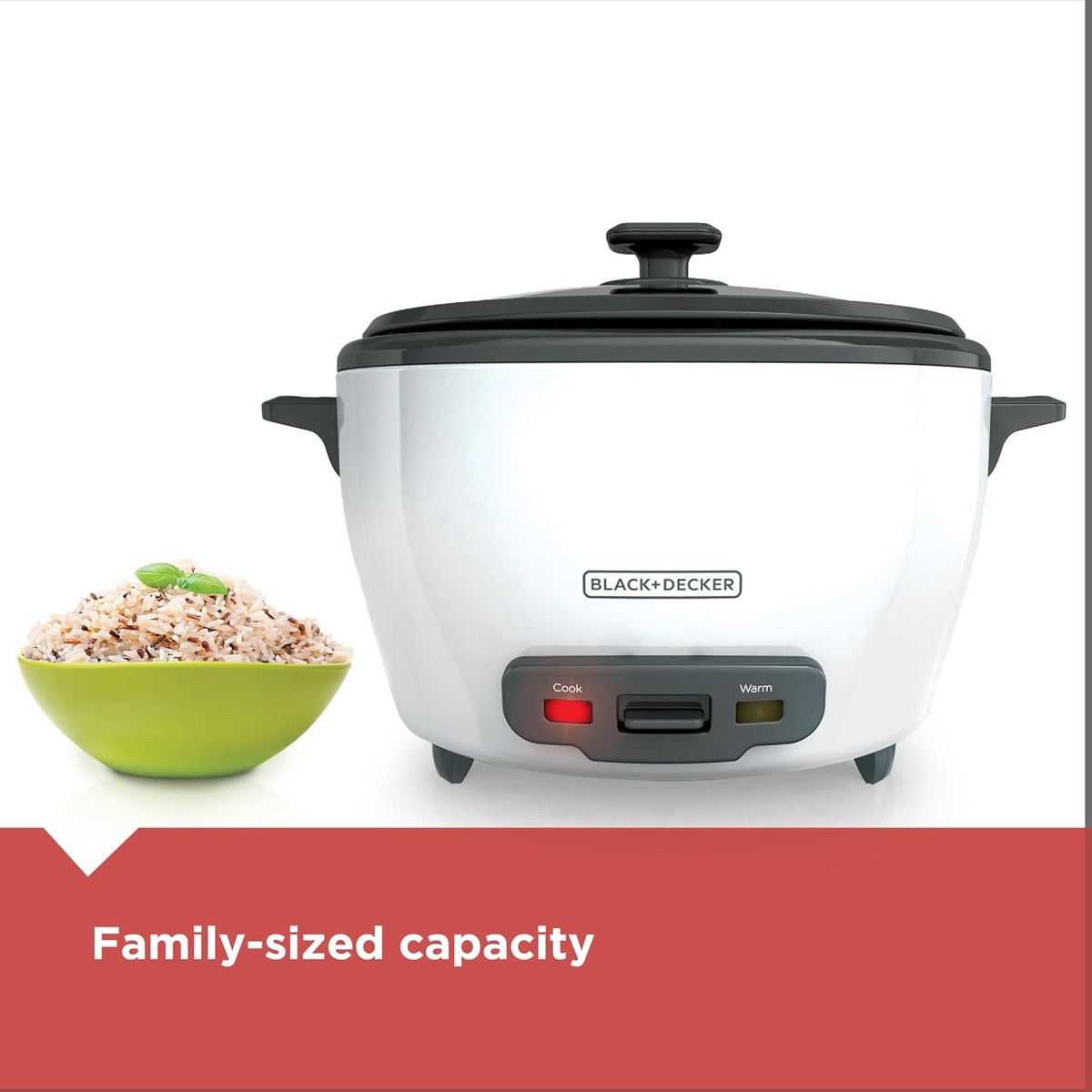 BLACK+DECKER_Rice_Cooker_6-Cup_(Cooked)_with_Steaming_Basket,_Removable_Non-Stick_Bowl,_White