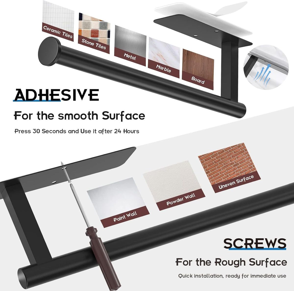 Paper_Towel_Holder_Under_Cabinet_No_Drilling,_Self_Adhesive_Paper_Towel_Holder_Wall_Mount_for_Kitchen_Rack,_Under_Counter_Napin_Holder_No_Drill,_304_Stainless_Steel_Matte_Black