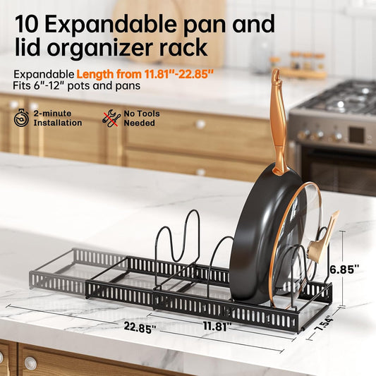MUDEELA_Expandable_Pot_Pan_Lid_Organizers_inside_Cabinet,_10_Divider-Black