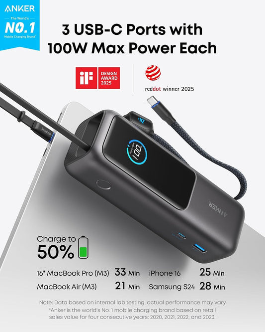 Anker_Laptop_Power_Bank,_25,000mAh_Travel_Essential_with_165W_Total_Output