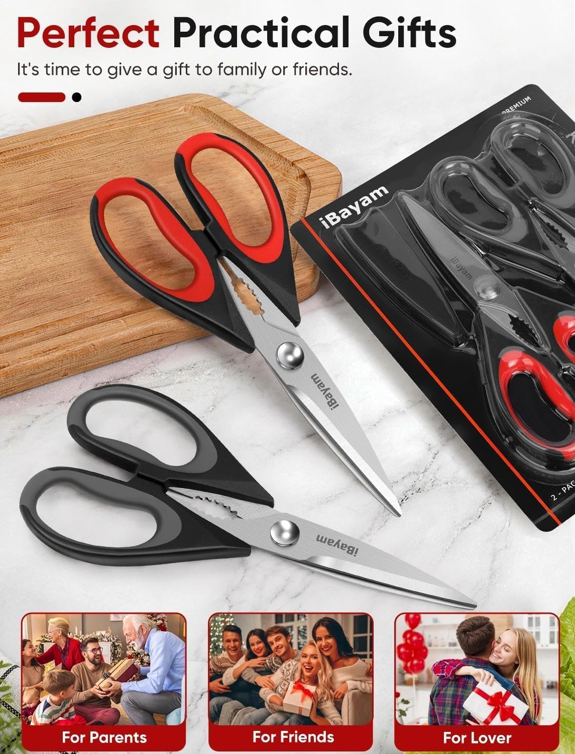 iBayam_Kitchen_Scissors_Shears_All_Purpose_Heavy_Duty,_Protective_Sheath