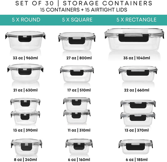 Razab_30_PC_Glass_Food_Storage_Containers_with_Lids_-_Reusable_Glass_Meal_Prep_Containers_for_Lunch_and_Leftovers_-_Airtight_&_Leakproof_Snap_Locking_Lids_-_Oven,_Freezer,_Microwave,_Dishwasher_Safe