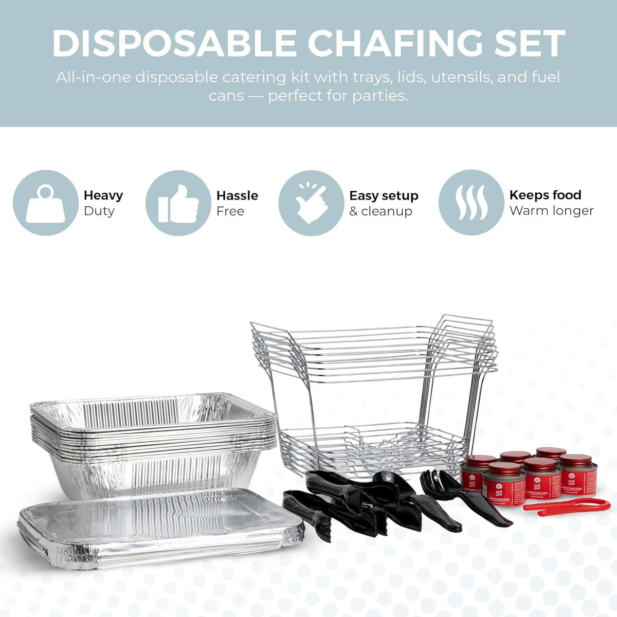 Alpha_Living_6_Pack_-_Disposable_Chafing_Dish_Buffet_Set,_Half_Size_Pans,_Welded_Body_Food_Warmers_for_Parties,_Fuel_Cans_Complete_Set,_Warming_Trays