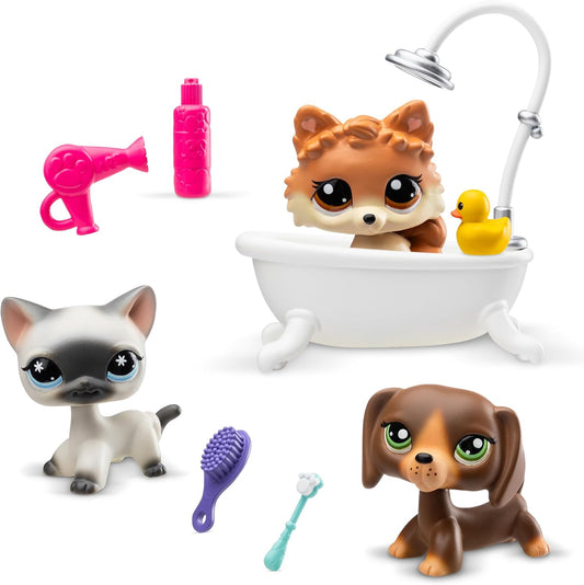 Littlest_Pet_Shop_-_Grooming_Spa_Play_Pack,_Gen_7_Authentic_LPS_Bobble_Head_Toy_Figure,_Collectible_Toy_Animal,_Ages_4+_-_Amazon_Exclusive