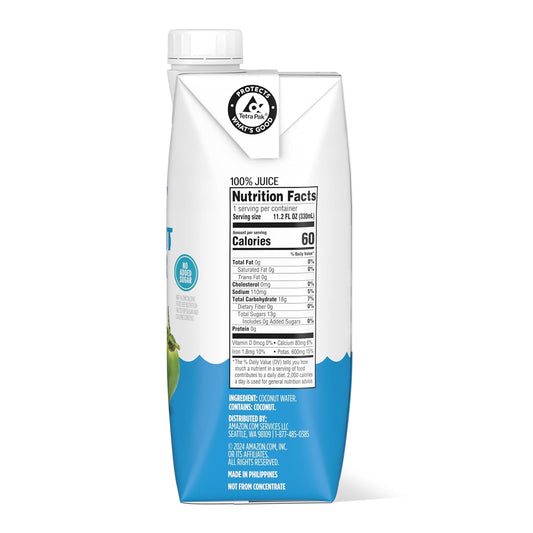 Amazon_Grocery,_Pure_Coconut_Water,_No_Added_Sugar,_11.2_Fl_Oz,_24_Ct
