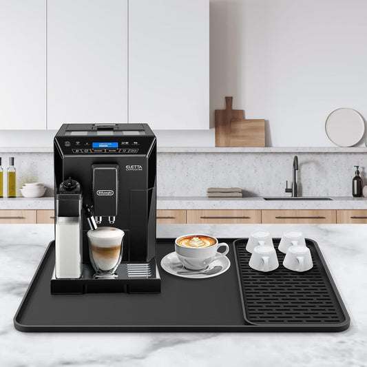 Silicone_Coffee_Mat,_24''x16''_Bar_Mat_with_Detachable_Dish_Drying_Mat_-_Fits_Under_Coffee_Maker_&_Dish_Rack