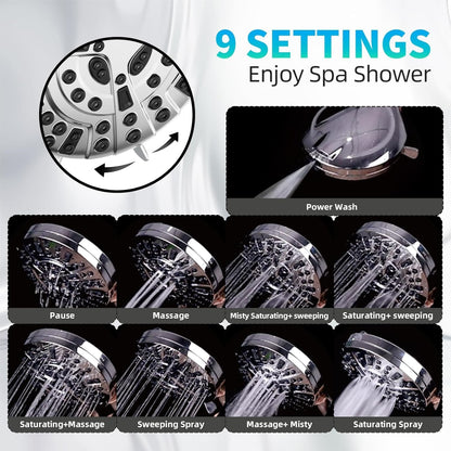 BESAQUO_9_Functions_High_Pressure_Handheld_Shower_Head_with_Power_Wash