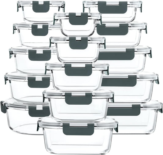 M_MCIRCO_30_Piece_Extra_Large_Glass_Food_Storage_Containers_with_Lids,Gray