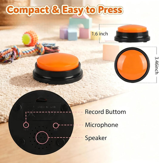 Artist_Unknown_4_Color_Voice_Recording_Button,_Dog_Buttons_for_Communication_Pet_Training_Buzzer,_30_Second_Record_&_Playback,_Funny_Gift_for_Study_Office_Home_-_4_Color_Packs