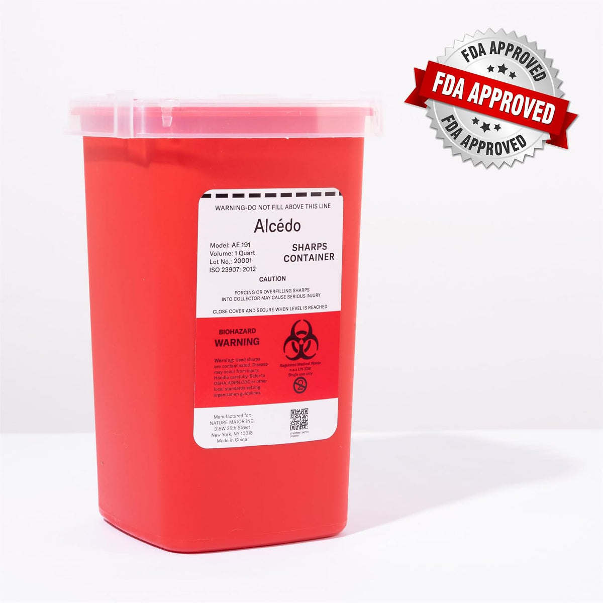 Alcedo_1_Quart_Sharps_Container_(1-Pack)_for_Needle_&_Syringe_Disposal