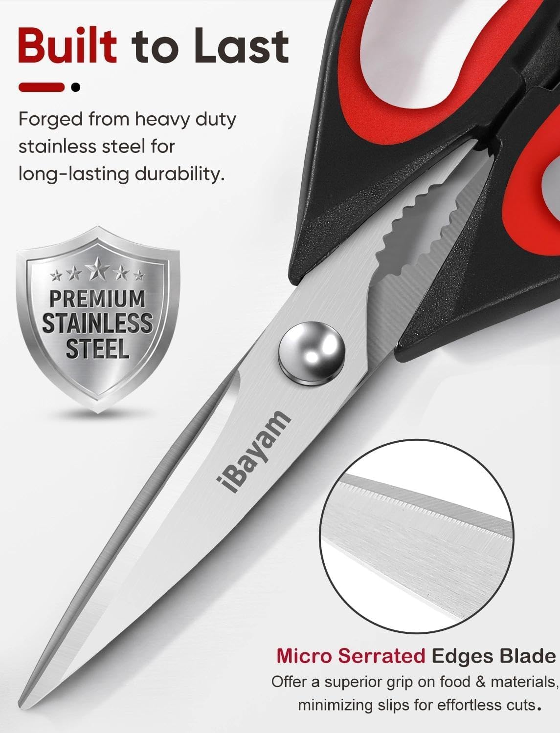 iBayam_Kitchen_Scissors_Shears_All_Purpose_Heavy_Duty,_Protective_Sheath