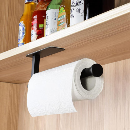 Paper_Towel_Holder_Under_Cabinet_No_Drilling,_Self_Adhesive_Paper_Towel_Holder_Wall_Mount_for_Kitchen_Rack,_Under_Counter_Napin_Holder_No_Drill,_304_Stainless_Steel_Matte_Black
