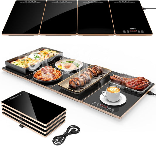 FEPPO_Electric_Warming_Tray,_4-in-1_Food_Warmers_for_Parties_Buffet