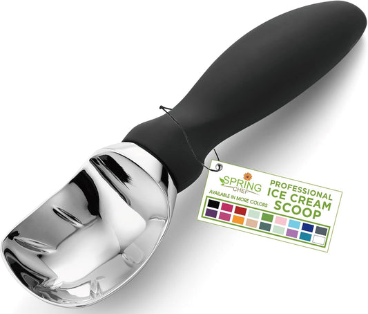 Spring_Chef_Heavy_Duty_Metal_Ice_Cream_Scoop_with_Soft_Grip_Handle,_Black
