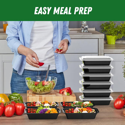 50_Pack_(100-Piece)_32_oz_Meal_Prep_Containers_with_Easy_Open_Lids,_Black